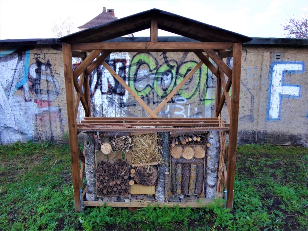 Richtfest für unser Insektenhotel › SPDOrtsverein MagdeburgOst